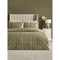 Soiree Brighton Square Velvet Duvet Cover Set