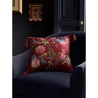 Dreams & Drapes Bejewelled Velvet Filled Cushion