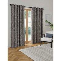 Curtina Talon Jacquard Pair Of Eyelet Curtains