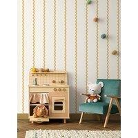 Holden Decor Do The Wiggle Stripe Wallpaper - Ochre