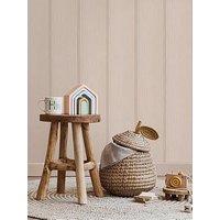 Holden Decor Tongue & Groove Wallpaper - Pink