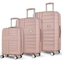 Rock Luggage Aspen Pink 3Pc Set