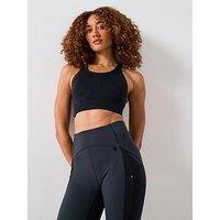 Sweaty Betty Womens Training Stamina Sports Bra - Black