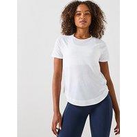 Sweaty Betty Womens Training Breathe Easy Short Sleeve Top - White