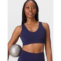 Sweaty Betty Womens Training Ultimate Studio Voop Bra - Navy
