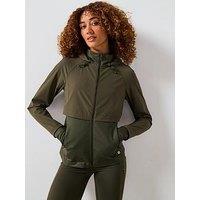 Sweaty Betty Womens Pro Run Water Resistant Run Jacket - Green