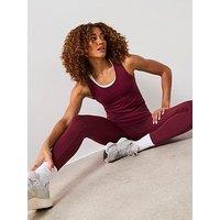 Sweaty Betty Womens Training Athlete Seamless Workout Tank Top - Red