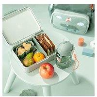 Done By Deer Lunch Box W/Divider Playground Green