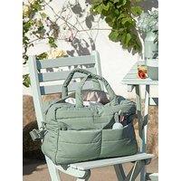 Done By Deer Quilted Changing Bag Green