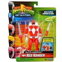 Power Rangers Auto-Morphin Ranger Figure - Red Ranger