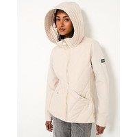 Barbour International Bintl Diablo Quilted Sweat - White