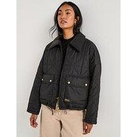 Barbour International Juliana Quilted Jacket - Black