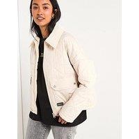 Barbour International B.Intl Juliana Quilted Jacket - Off White