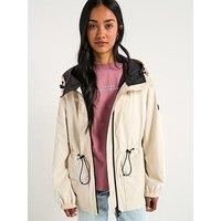 Barbour International Montgomery Waterproof Jacket - Off White