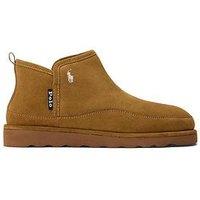 Polo Ralph Lauren Reade Hi Suede Slippers - Brown