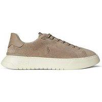 Polo Ralph Lauren Rlite Court Suede Sneakers - Light Brown