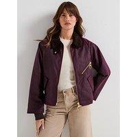 Barbour Arlene Wax Jacket - Purple