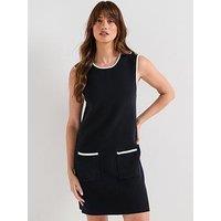 Barbour Colleen Knitted Mini Dress - Navy