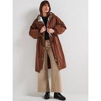 Barbour Regular Knee Length Waterproof Coat - Brown