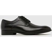 Schuh Rail Leather Lace Up Shoes - Black