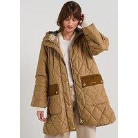 Barbour Elspeth Quilted Jacket - Beige