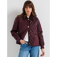 Barbour Marla Quilted Jacket - Red
