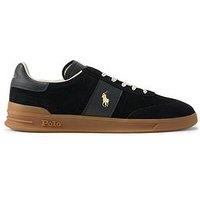 Polo Ralph Lauren Heritage Aera Leather/Suede Sneakers - Black