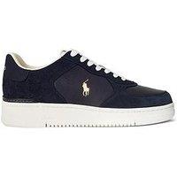 Polo Ralph Lauren Masters Court Leather/Suede Sneakers - Navy