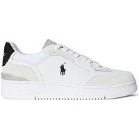 Polo Ralph Lauren Open Masters Leather/Suede Sneakers - White
