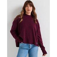 Barbour Leonie Knitted Jumper - Red