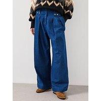 Barbour Arla Denim Trousers - Blue