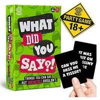 Original Games - What Did You Say! & Fun & Party Game For Adults & (Age: 18+ Yrs)