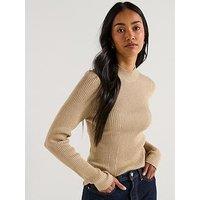 Barbour International Bintl Stella Knitted Jumper - Beige