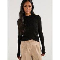 Barbour International Stella Knitted Jumper - Black