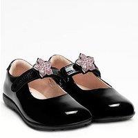 Lelli Kelly Daisy Patent Interchangeable Accessory School Shoe G Fit