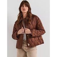 Barbour Bernadette Quilted Jacket - White