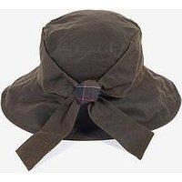 Barbour Brambling Wax Bucket Hat - Green