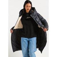 Barbour International Bintl Longline Olivios Puffer Jacket - Black