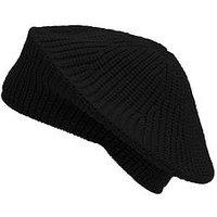 Barbour Beldon Beret Beanie Hat - Black