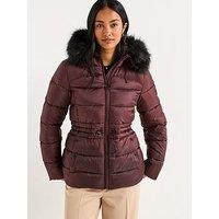 Barbour International Cher Puffer Jacket - Red