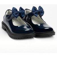 Lelli Kelly Mia Patent Bow School Shoe - Navy