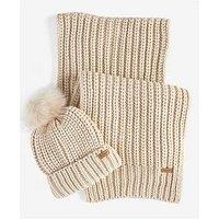Barbour Saltburn Beanie & Scarf Gift Set