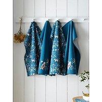 Catherine Lansfield Enchanted Twilight Tea Towels 4 Pk