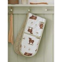 Catherine Lansfield Angus Highland Cow Double Oven Glove