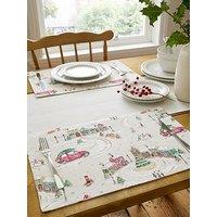 Catherine Lansfield Christmas Town Placemat 4Pk