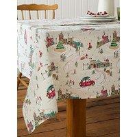 Catherine Lansfield Christmas Town Table Cloth Size 1