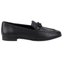 Toms Lynette Leather Loafer - Black