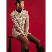 River Island Boucle Twisted Cardigan - Orange