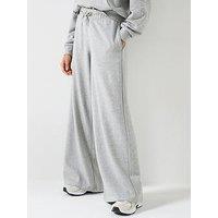 Juicy Couture Annen Ultra Low Wide Leg Trackpants - Grey