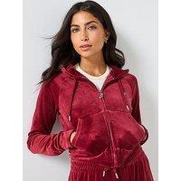Juicy Couture Madison Outline Hoodie - Red